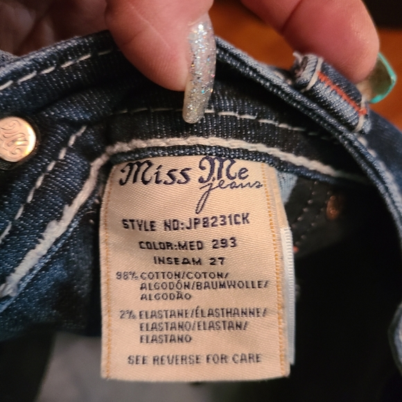 COPY - HP🔥🔥🔥3xMiss me jeans, low rise size 27 - Picture 6 of 10